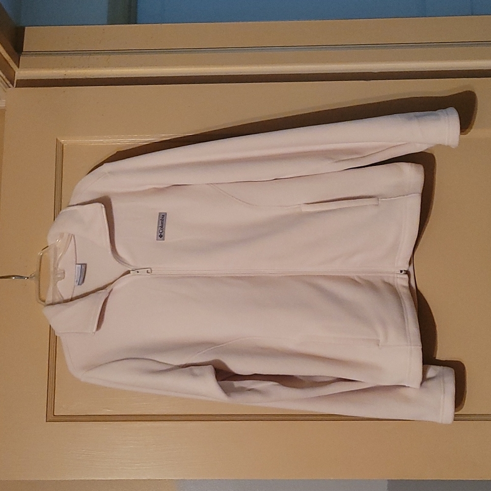 Columbia full zip fleece jacket - off white